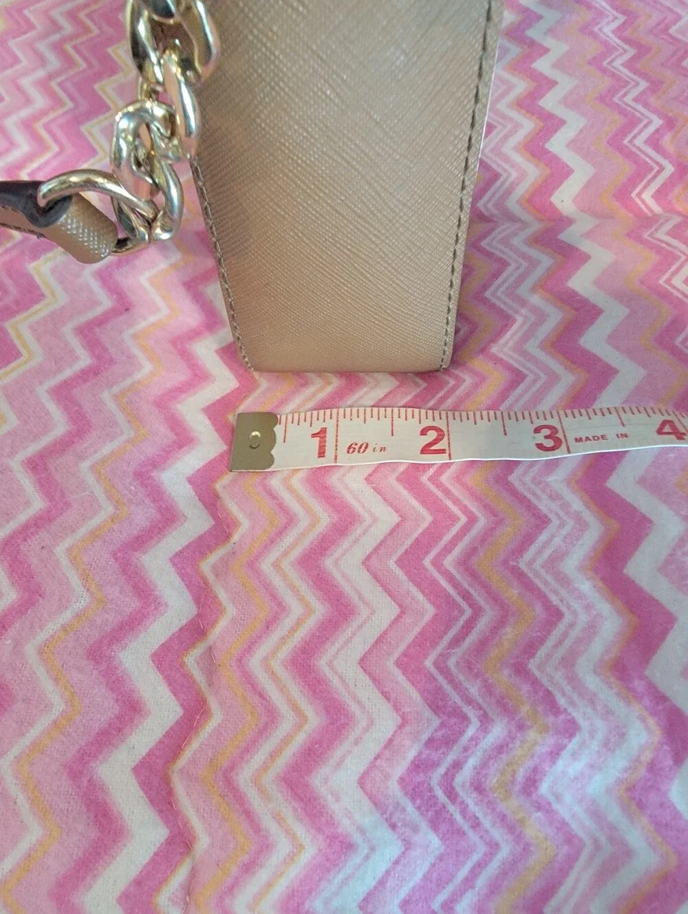 Michael Kors Jet Set Signature Logo Crossbody Bag Vanilla Acorn Brown